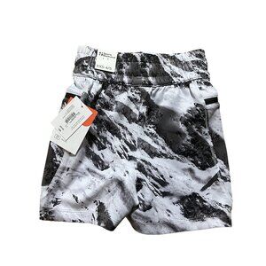 Sports Illustrated Kids XXS 4/5 Black & White Graphic Shorts NWT